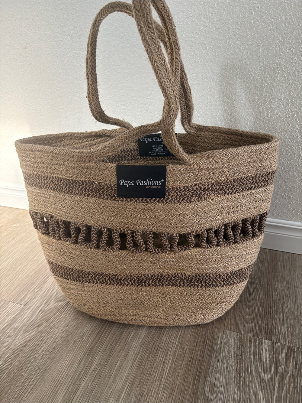 Papa fashion 100%jute bag